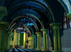 SciFi Church Scene