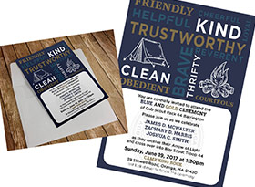 Boy Scout Invitation