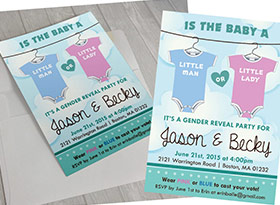 Gender Reveal Card